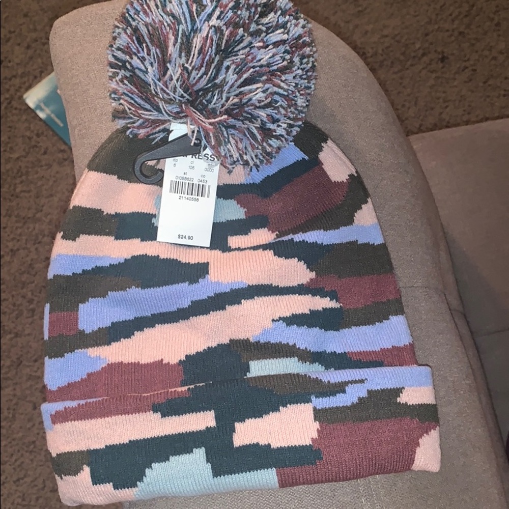 NWT express multi color winter hat